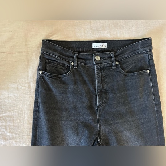 Loft High Waist Kick Crop Jeans - Picture 2 of 10